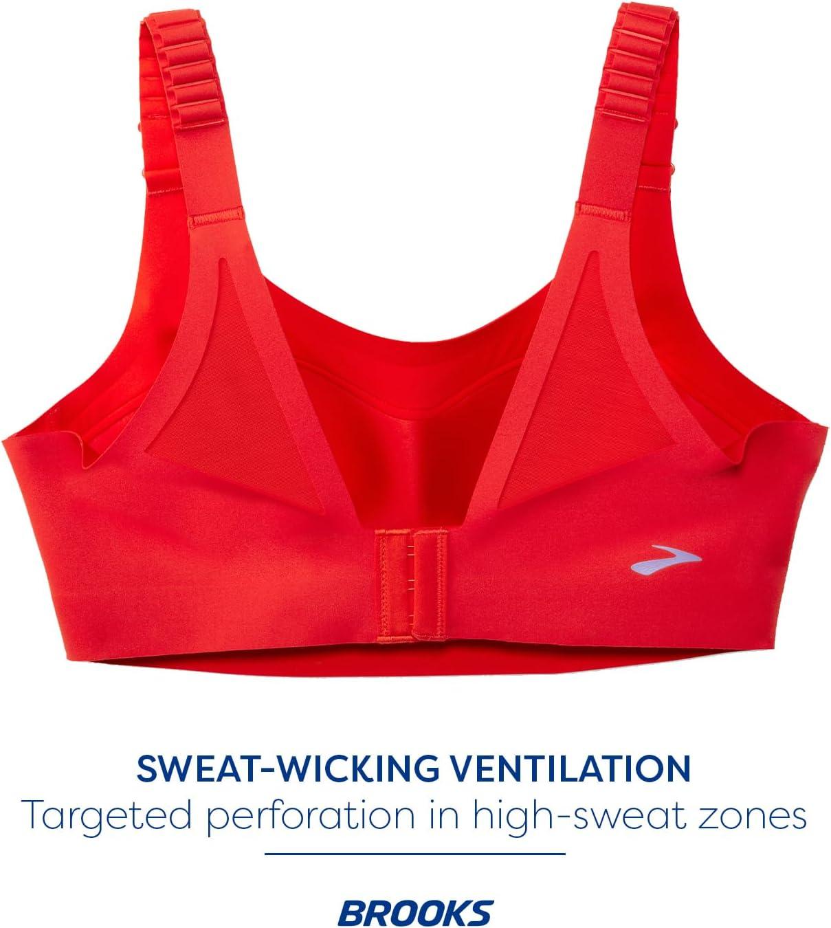 image:imageBrooks Womens Racerback 20 Sports Bra for High Impact Running Workouts amp Sports with Maximum SupportJamberry