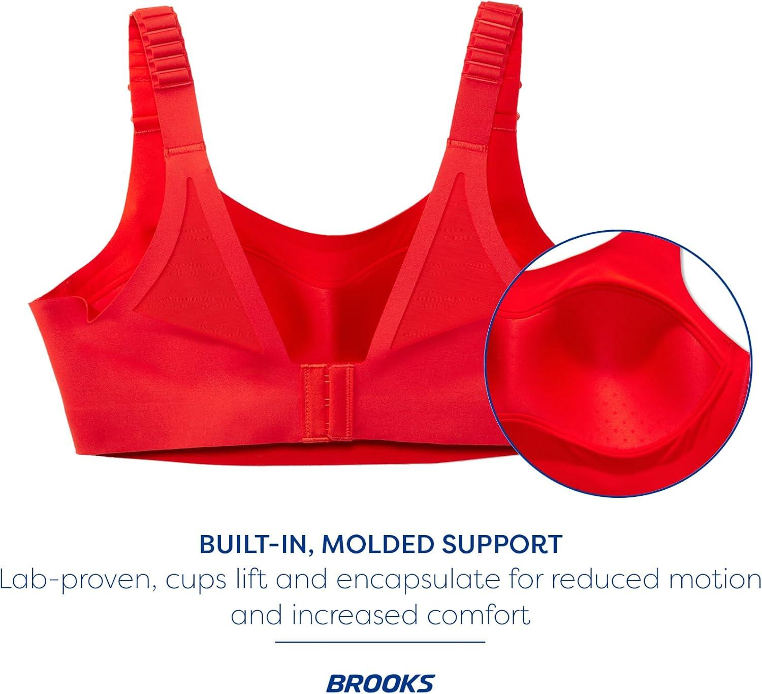 image:imageBrooks Womens Racerback 20 Sports Bra for High Impact Running Workouts amp Sports with Maximum SupportJamberry