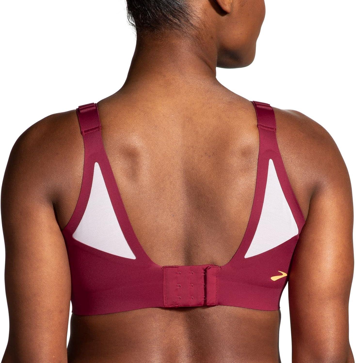 image:imageBrooks Womens Racerback 20 Sports Bra for High Impact Running Workouts amp Sports with Maximum SupportRazzmatazzQuartz