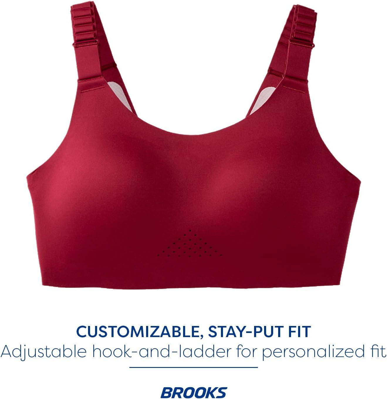 image:imageBrooks Womens Racerback 20 Sports Bra for High Impact Running Workouts amp Sports with Maximum SupportRazzmatazzQuartz