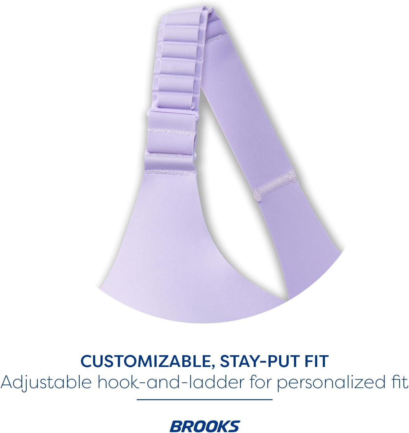 image:imageBrooks Womens Racerback 20 Sports Bra for High Impact Running Workouts amp Sports with Maximum SupportViolet Dash