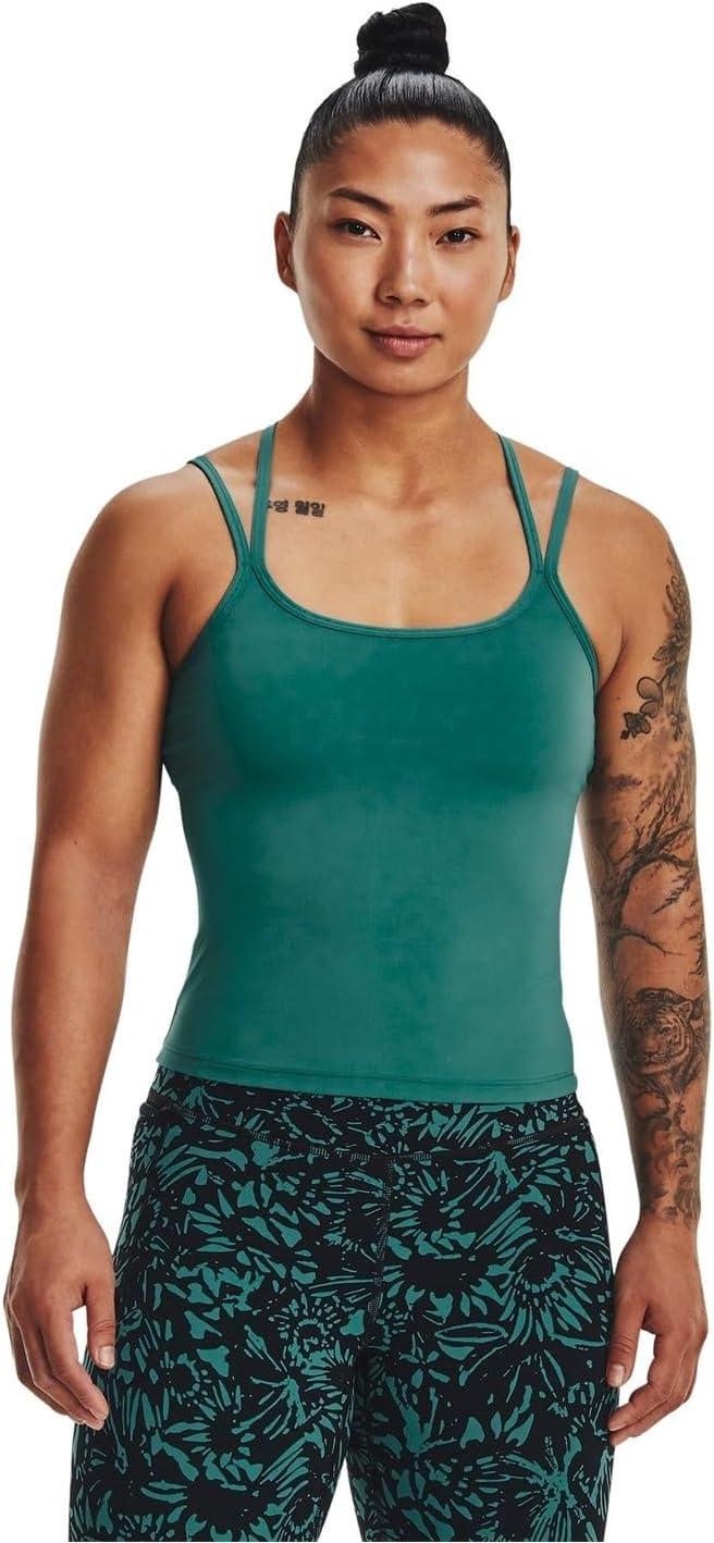 image:imageUnder Armour Meridian Fitted TankCoastal TealMetallic Silver