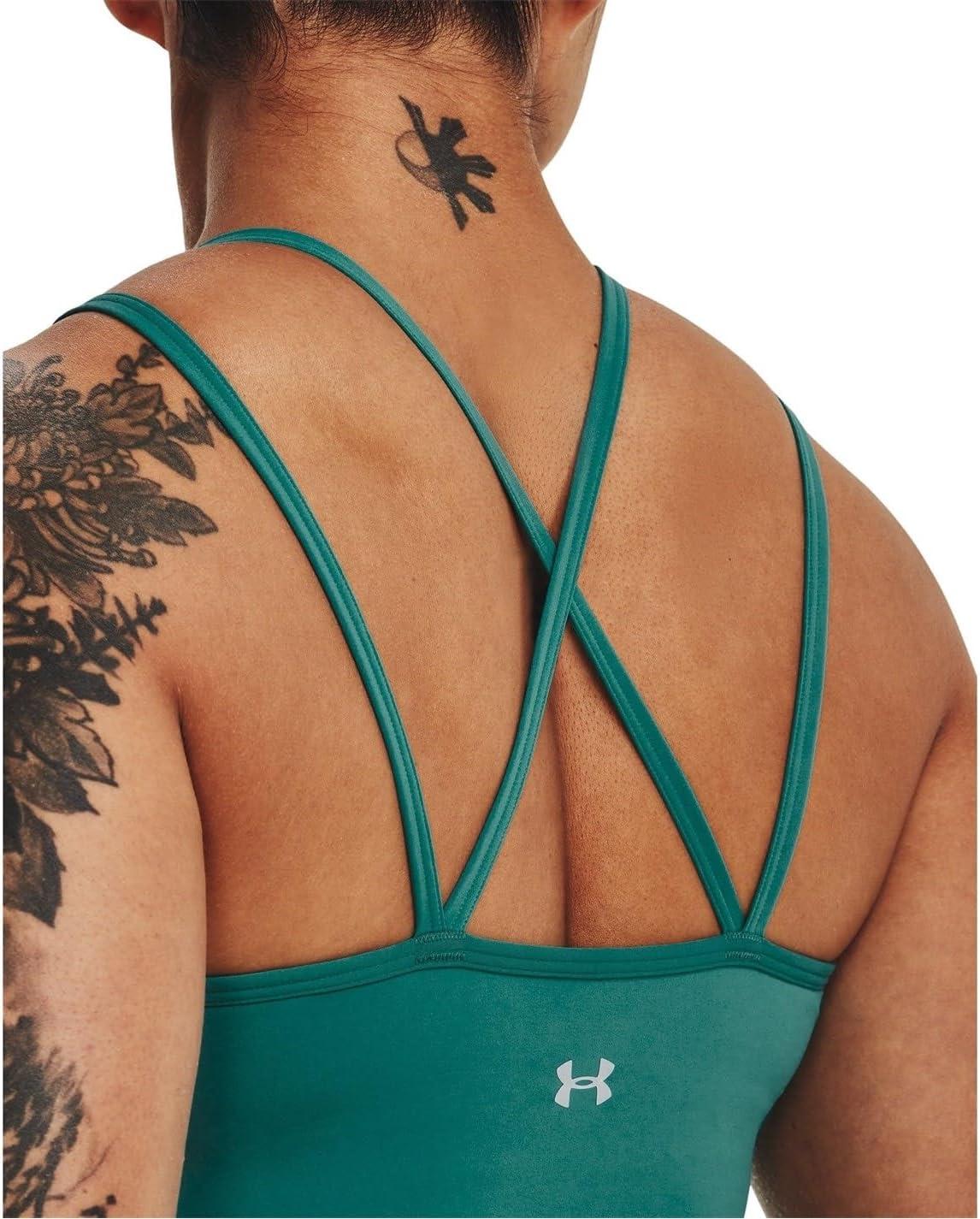 image:imageUnder Armour Meridian Fitted TankCoastal TealMetallic Silver
