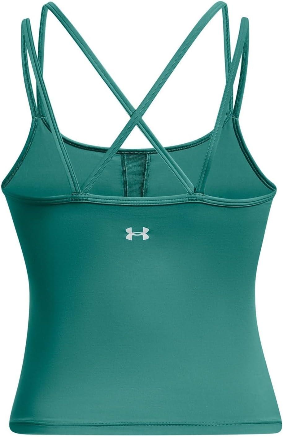 image:imageUnder Armour Meridian Fitted TankCoastal TealMetallic Silver