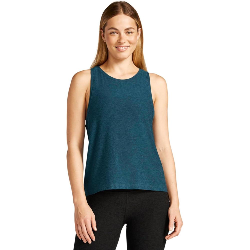 image:imageBeyond Yoga Womens Featherweight Rebalance TankBlue Gem Heather
