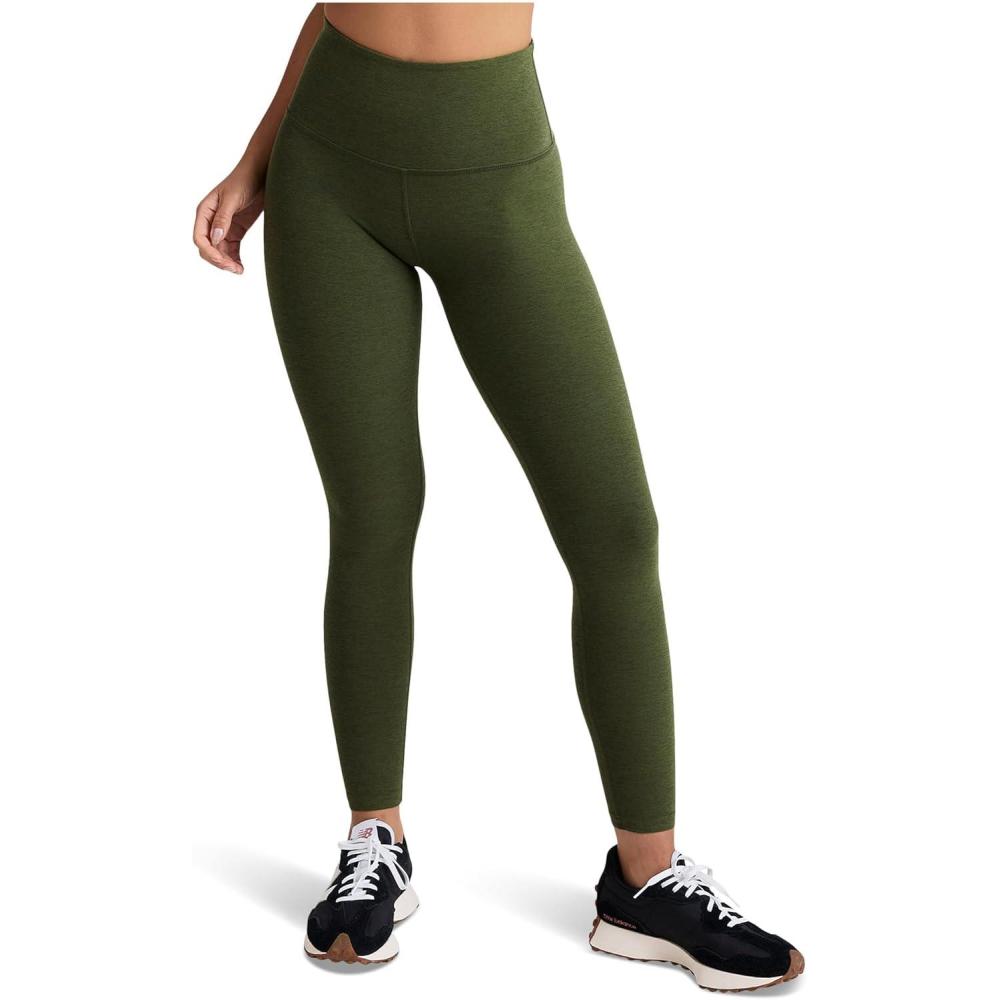 image:imageBeyond Yoga Womens Spacedye Caught in The Midi High Waisted LeggingArmy Green Heather