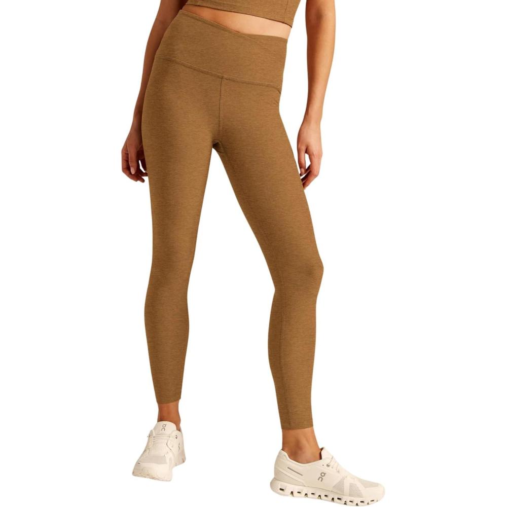 image:imageBeyond Yoga Womens Spacedye Caught in The Midi High Waisted LeggingCarmel Toffee Heather
