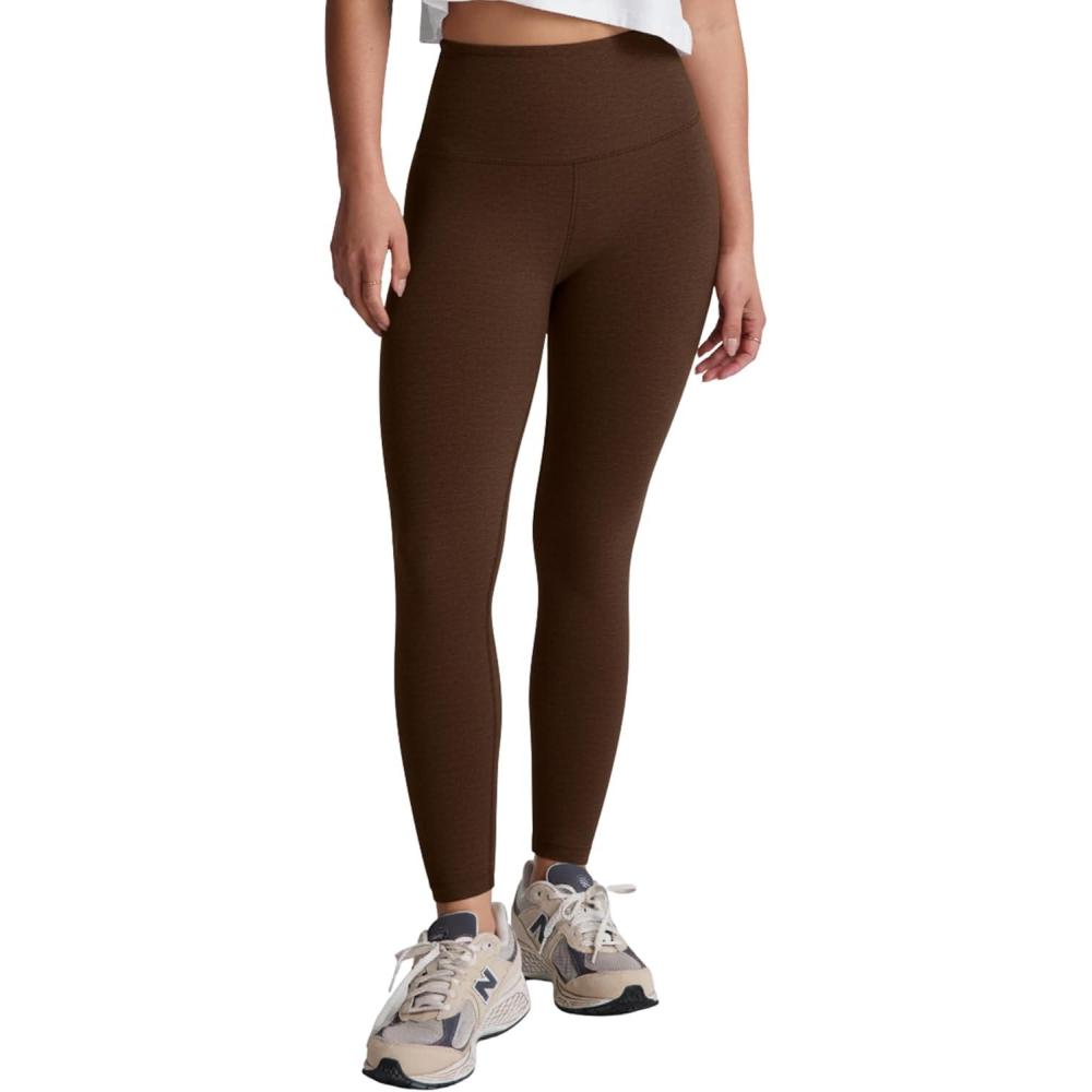 image:imageBeyond Yoga Womens Spacedye Caught in The Midi High Waisted LeggingChocolate Heather