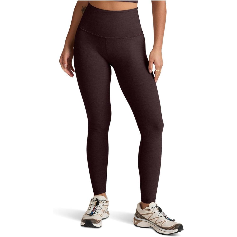 image:imageBeyond Yoga Womens Spacedye Caught in The Midi High Waisted LeggingDark Chocolate Heather