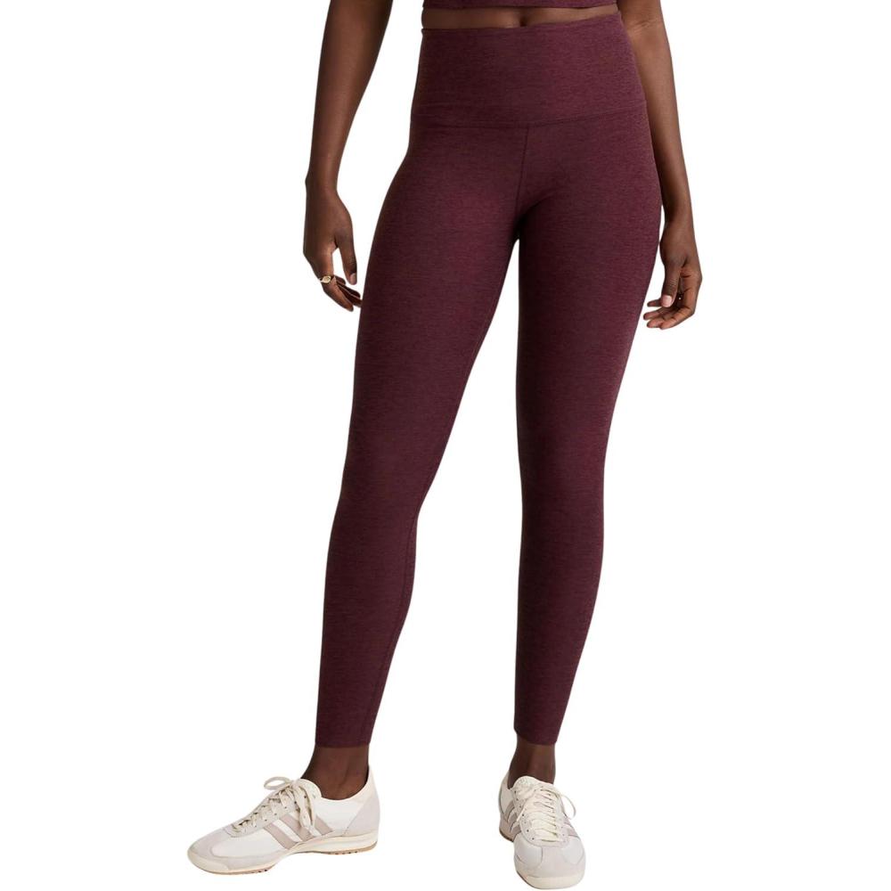 image:imageBeyond Yoga Womens Spacedye Caught in The Midi High Waisted LeggingMidnight Burgundy Heather