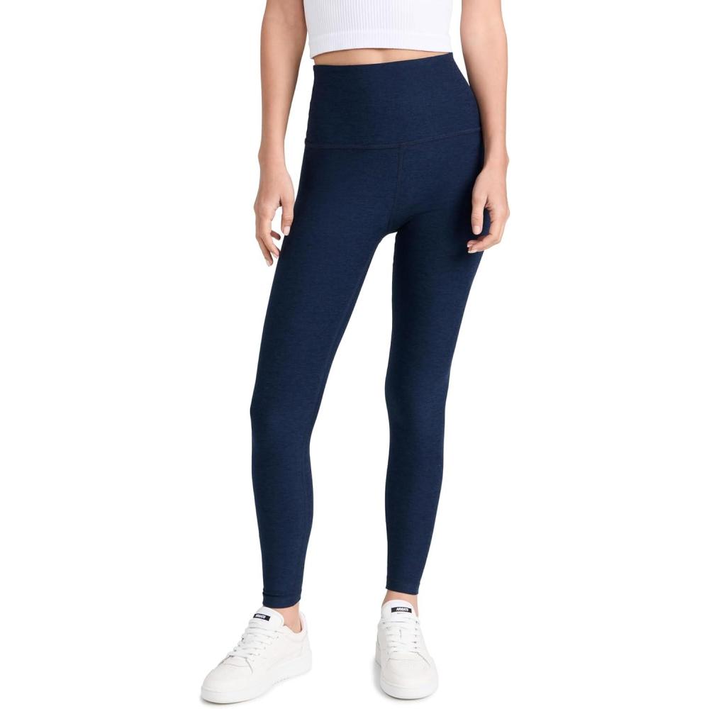 image:imageBeyond Yoga Womens Spacedye Caught in The Midi High Waisted LeggingNocturnal Navy