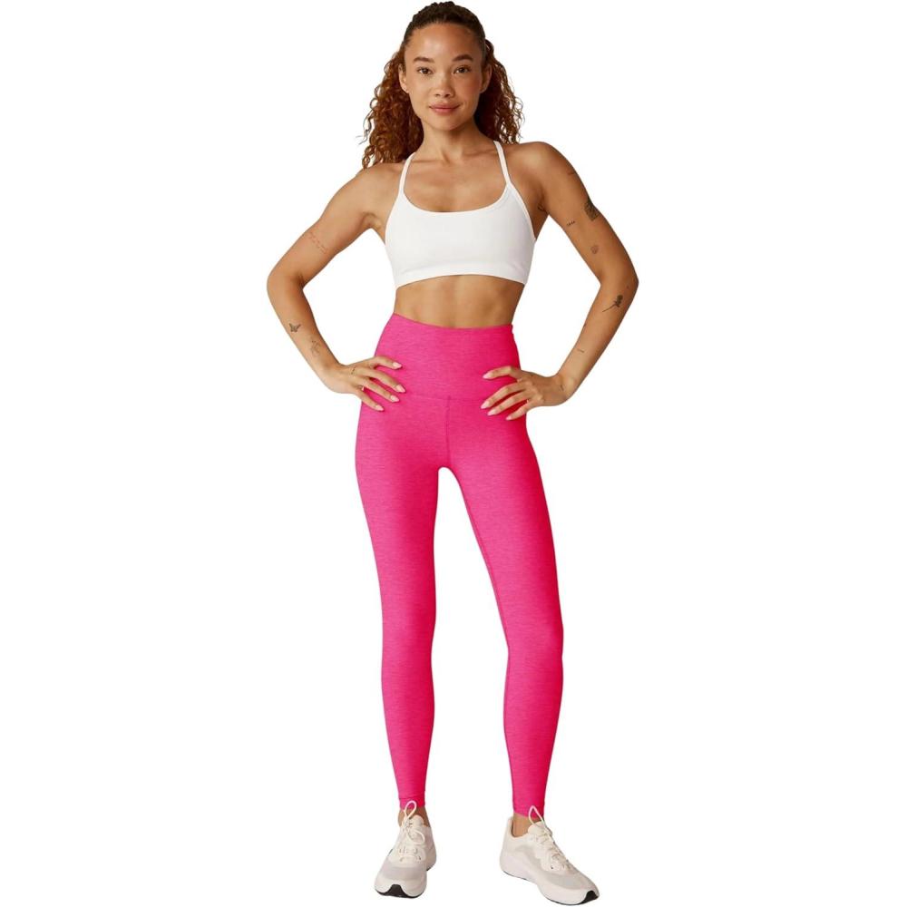 image:imageBeyond Yoga Womens Spacedye Caught in The Midi High Waisted LeggingPink Punch Heather