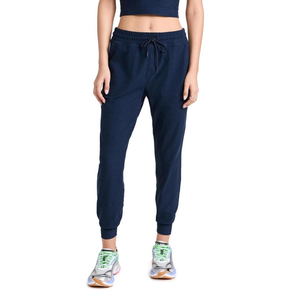 image:imageBeyond Yoga Womens Spacedye Commuter Midi JoggersNocturnal Navy