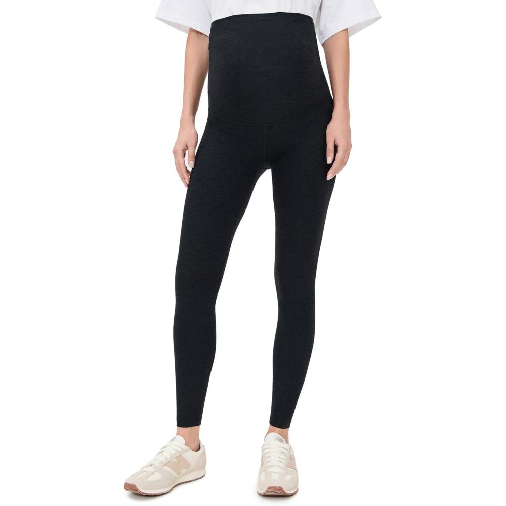 image:imageBeyond Yoga Womens Spacedye Love The Bump Maternity Midi Leggings
