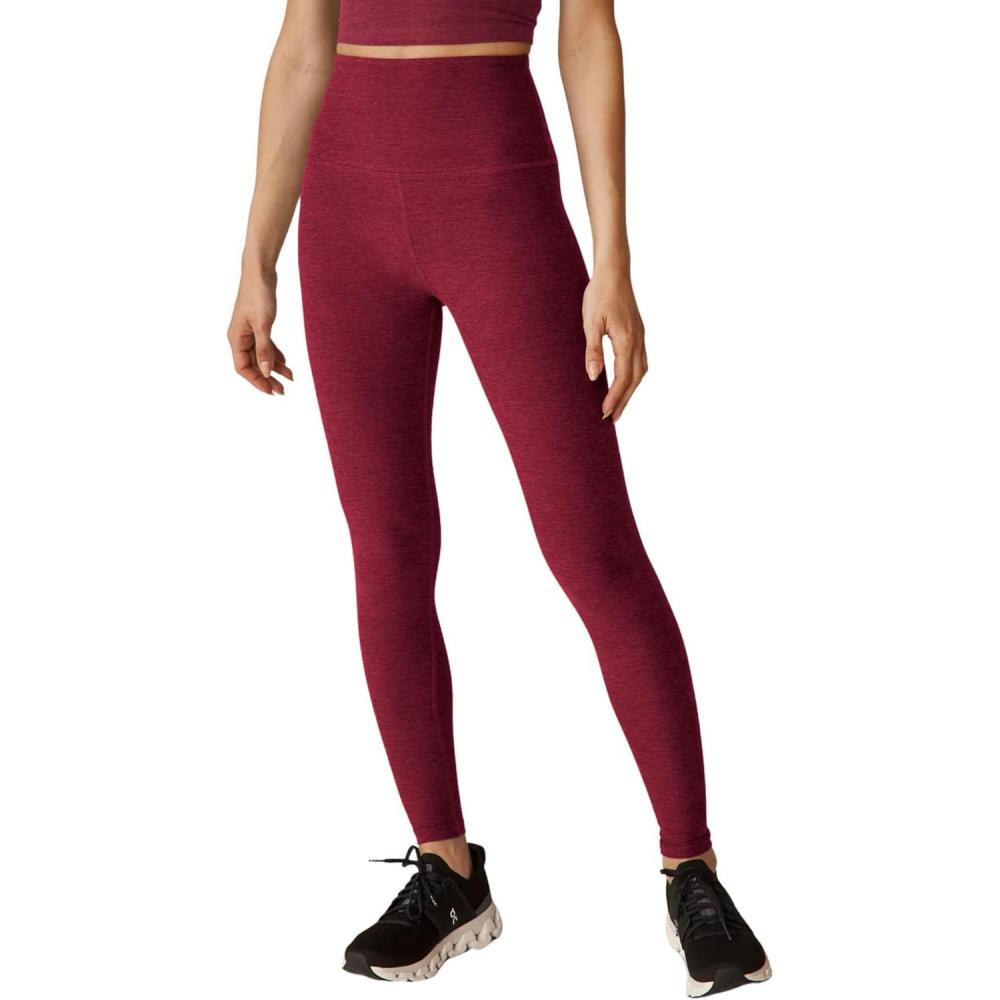 image:imageBeyond Yoga Womens Spacedye Vitalize Full Length LeggingBordeaux Heather
