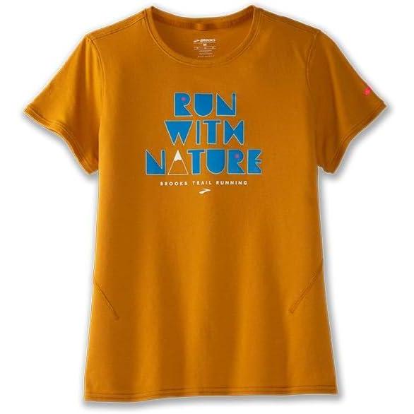 image:imageBrooks Distance Short Sleeve 20OchreRun With Nature