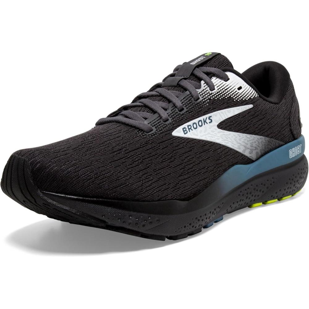 image:imageBrooks Mens Ghost 16 Neutral Running ShoeBlackEbonyBlue