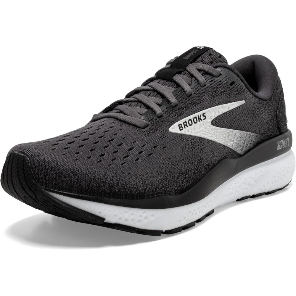 image:imageBrooks Mens Ghost 16 Neutral Running ShoeBlackGreyWhite