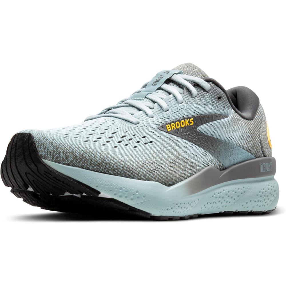 image:imageBrooks Mens Ghost 16 Neutral Running ShoeCloudGreyGold