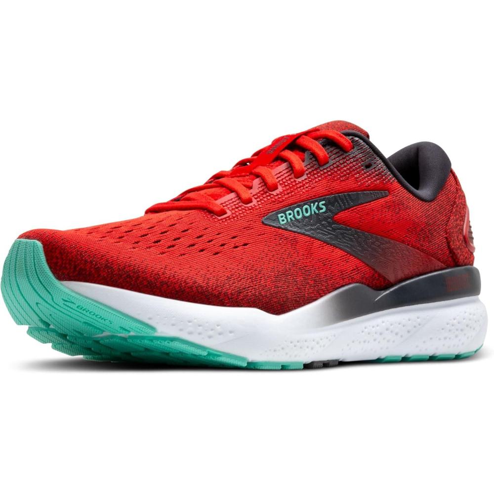 image:imageBrooks Mens Ghost 16 Neutral Running ShoeFiery RedEbonyCockatoo