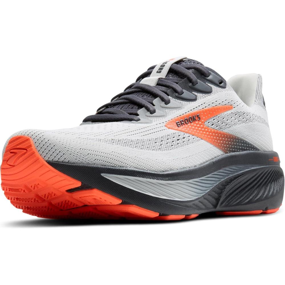 image:imageBrooks Mens Ghost 17 Neutral Running ShoeOyster MushroomOrangeEbony