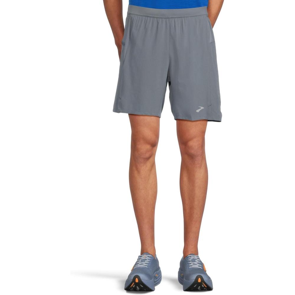 image:imageBrooks Mens Journey 7 2in1 Short Running Shorts Supportive Boxer Liner Secure Storage amp Adjustable FitStorm