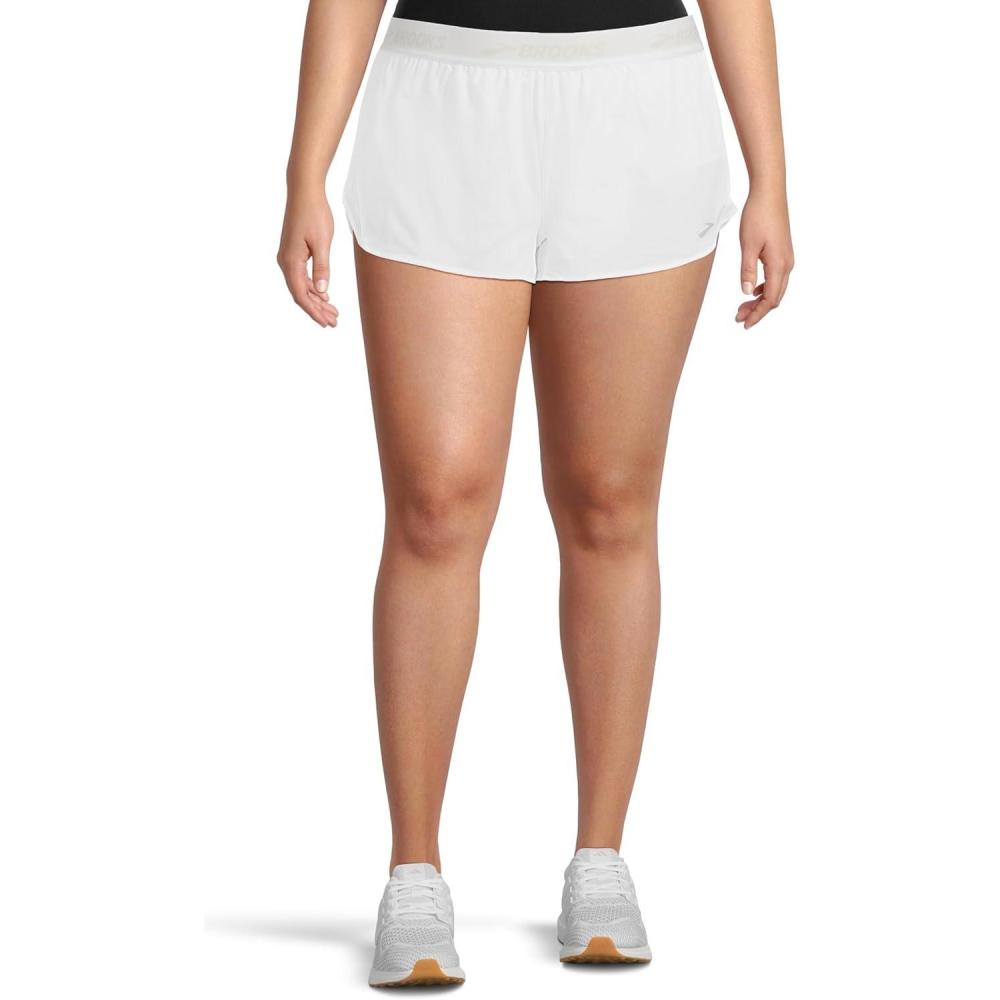 image:imageBrooks Womens Breakaway 25 ShortsWhite