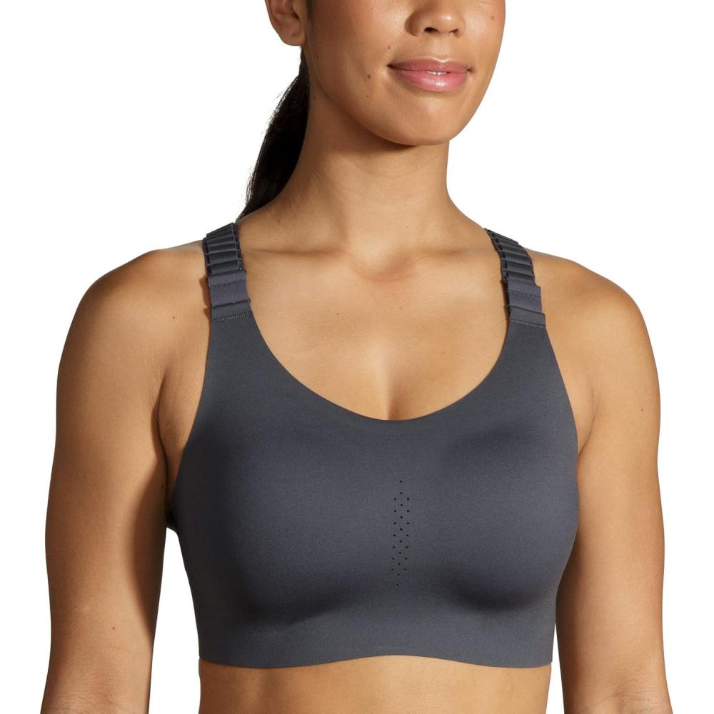 image:imageBrooks Womens Racerback 20 Sports Bra for High Impact Running Workouts amp Sports with Maximum SupportAsphalt