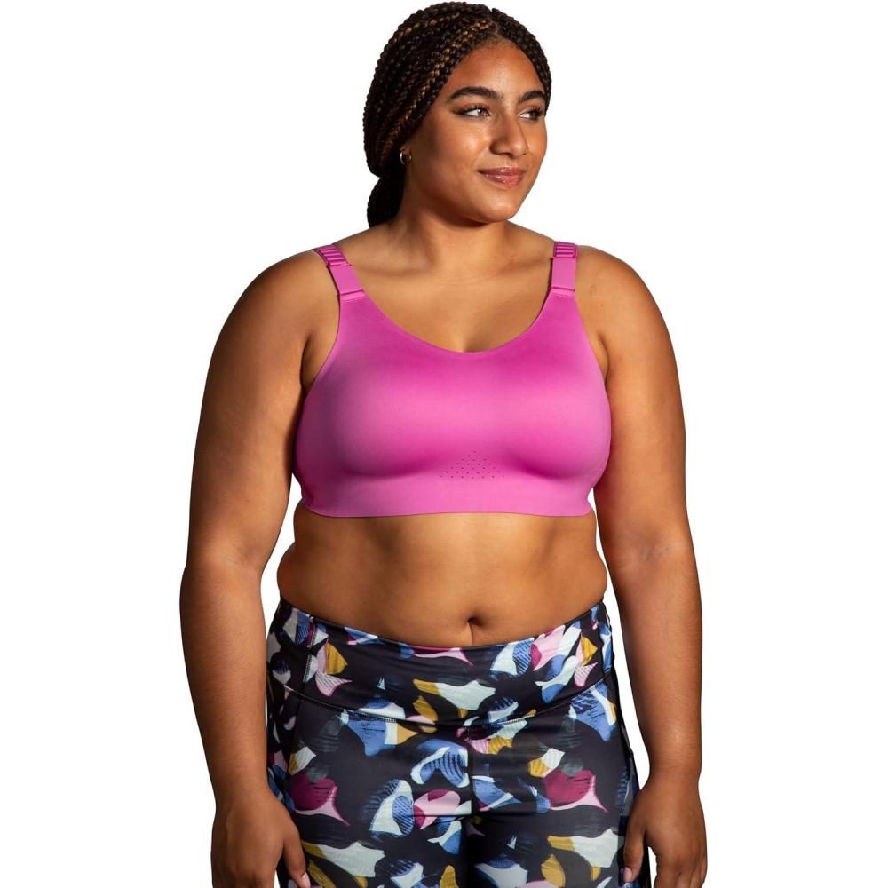 image:imageBrooks Womens Racerback 20 Sports Bra for High Impact Running Workouts amp Sports with Maximum SupportFrosted MauveMauve