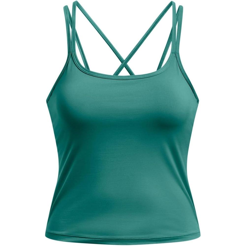 image:imageUnder Armour Meridian Fitted TankCoastal TealMetallic Silver