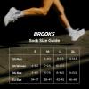 Brooks Ghost Crew Socks I Performance Running Cushioned Socks with Arch Support for Men & Women(Neo Cayenne/Br Crew)