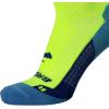 Brooks Ghost Crew Socks I Performance Running Cushioned Socks with Arch Support for Men & Women(Neon Yellow/Br Crew)