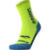 Brooks Ghost Crew Socks I Performance Running Cushioned Socks with Arch Support for Men & Women(Neon Yellow/Br Crew)