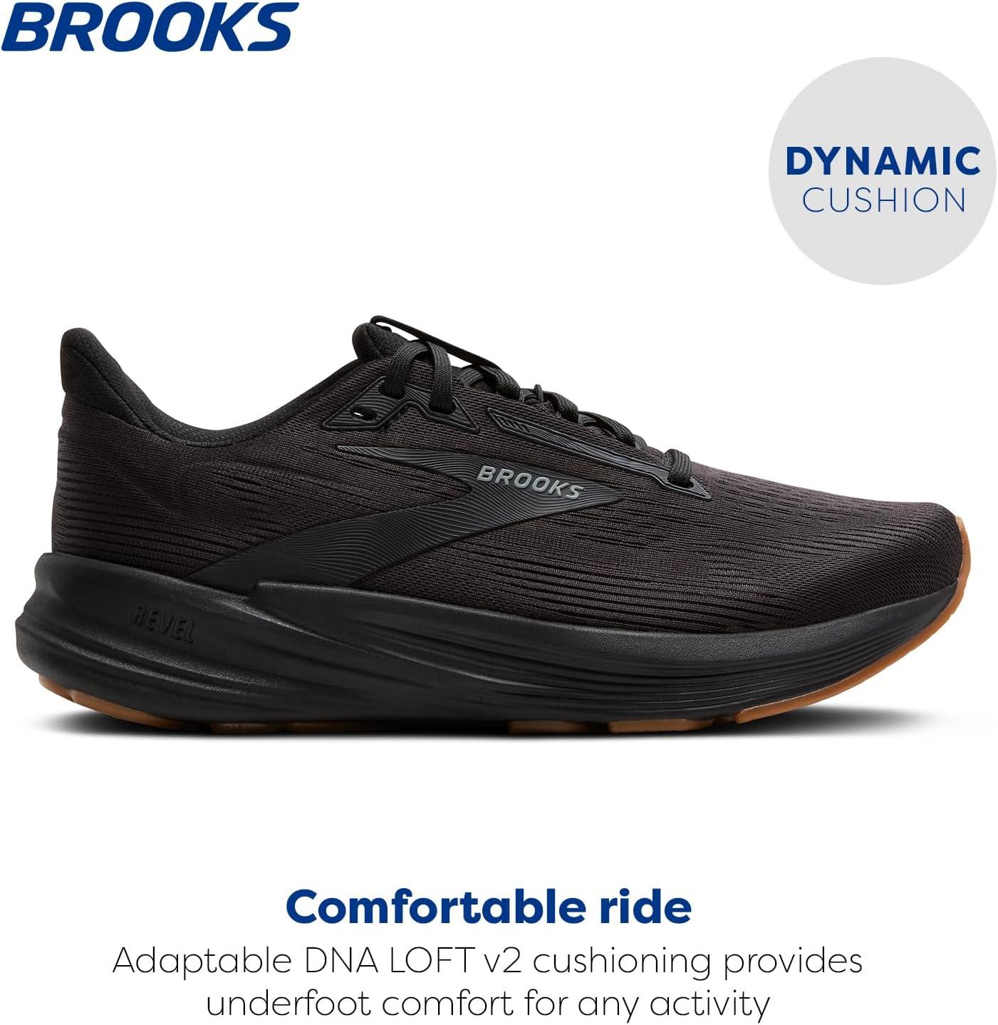 image:imageBrooks Mens Revel 8 Neutral Running amp Walking ShoeBlackBlack