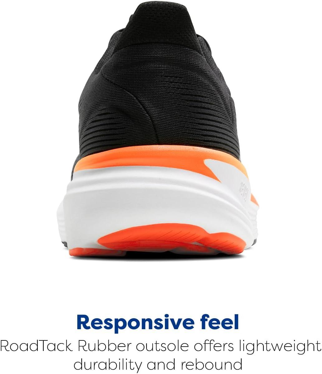 image:imageBrooks Mens Revel 8 Neutral Running amp Walking ShoeBlackExcaliburOrange