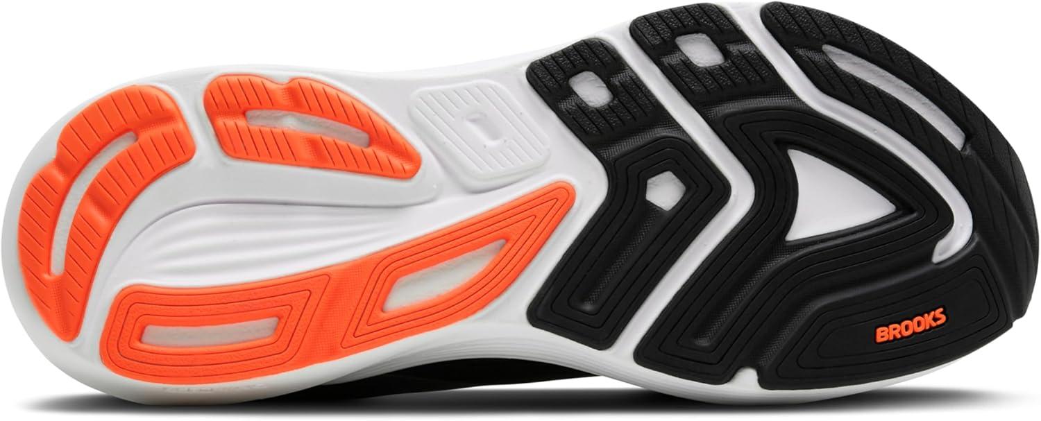image:imageBrooks Mens Revel 8 Neutral Running amp Walking ShoeBlackExcaliburOrange