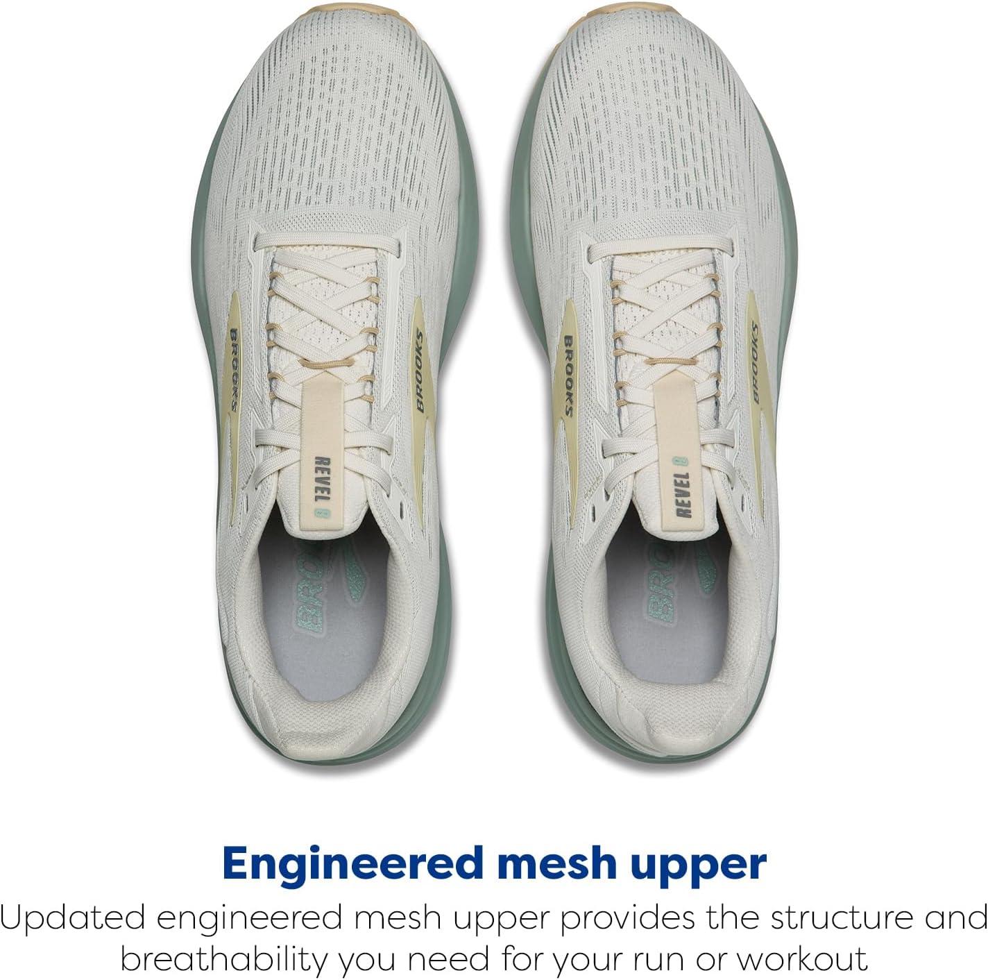 image:imageBrooks Mens Revel 8 Neutral Running amp Walking ShoeCoconutGray MistSand