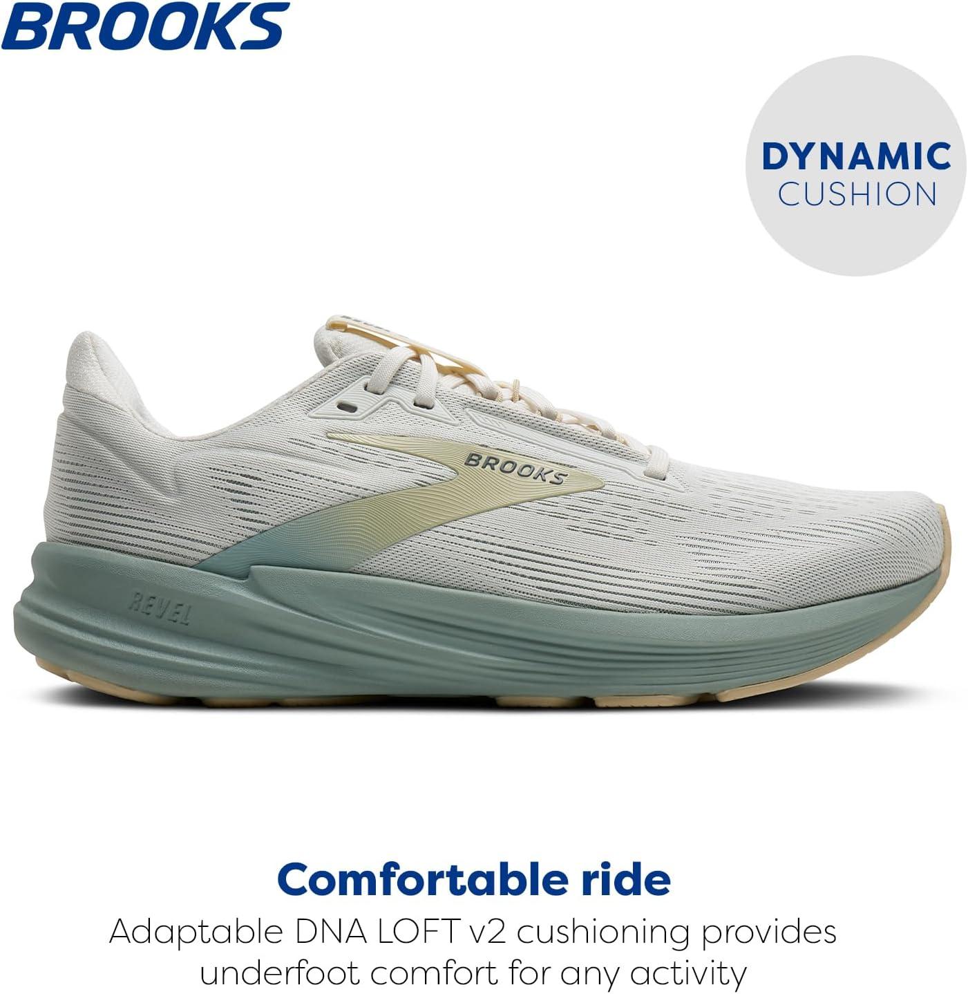 image:imageBrooks Mens Revel 8 Neutral Running amp Walking ShoeCoconutGray MistSand