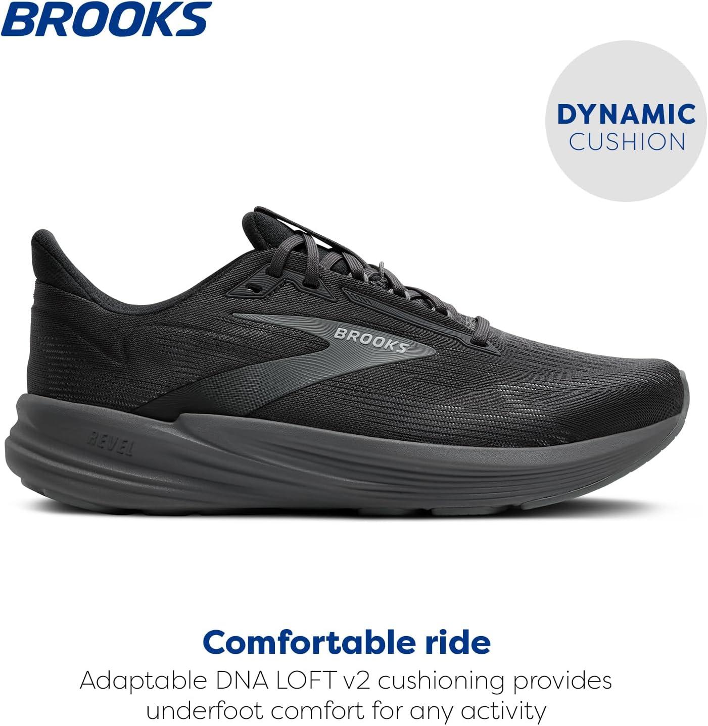 image:imageBrooks Mens Revel 8 Neutral Running amp Walking ShoePrimerBlackened Pearl