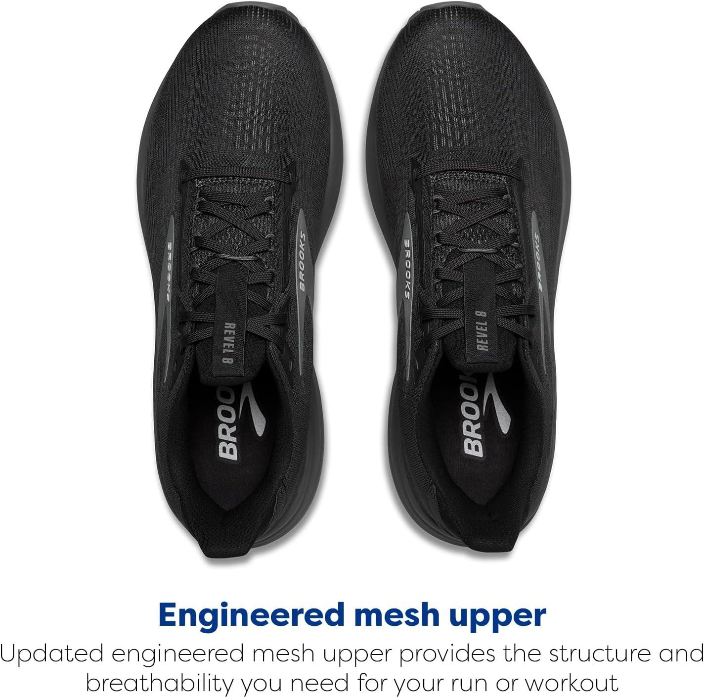 image:imageBrooks Mens Revel 8 Neutral Running amp Walking ShoePrimerBlackened Pearl