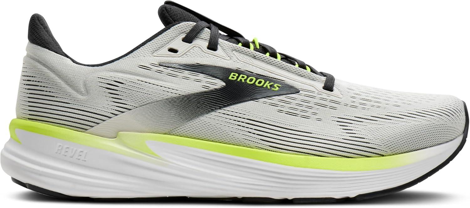 image:imageBrooks Mens Revel 8 Neutral Running amp Walking ShoeVaporousgray Phantom Nightlife