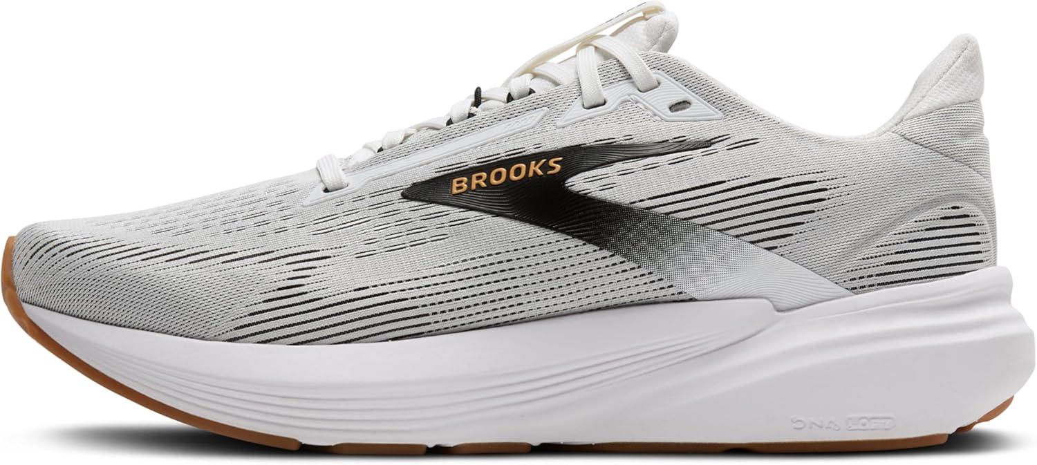 image:imageBrooks Mens Revel 8 Neutral Running amp Walking ShoeWhiteBlackOak Buff