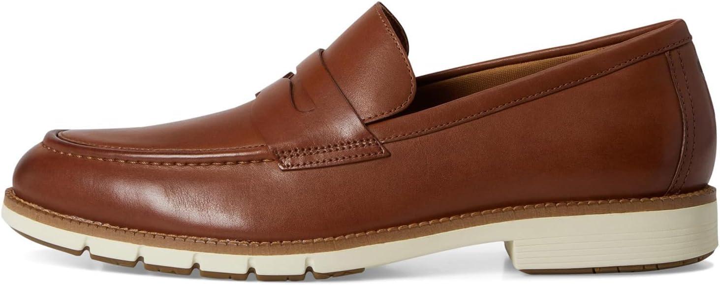 image:imageCole Haan Mens Flexgrand Penny LoafersBritish TanIvory