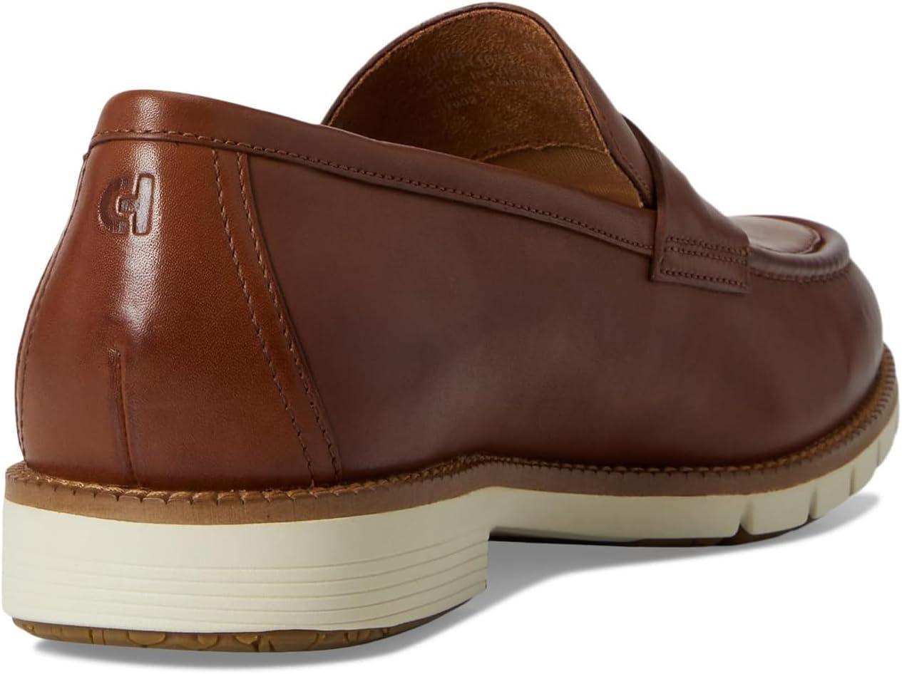 image:imageCole Haan Mens Flexgrand Penny LoafersBritish TanIvory