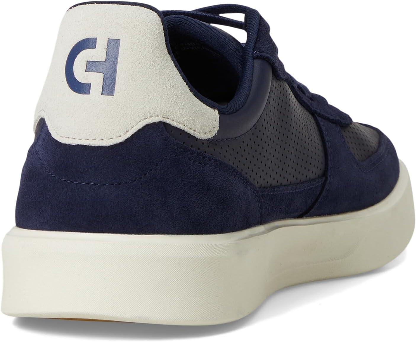 image:imageCole Haan Mens Grand Crosscourt Daily Court SneakersMidnight MoonSilver BirchIvory
