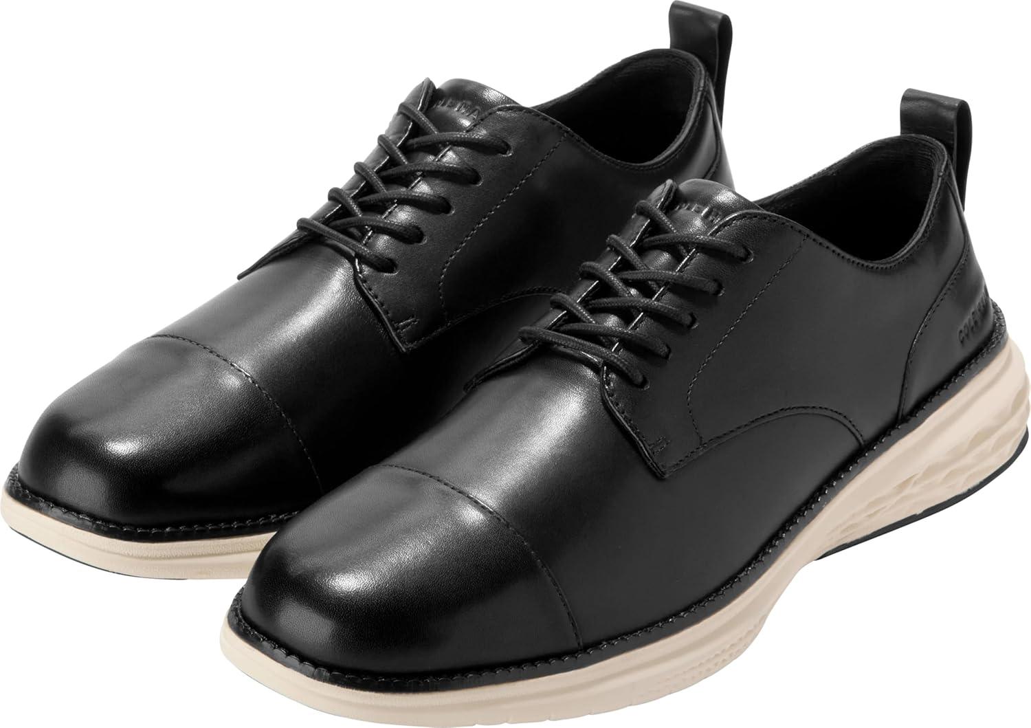 image:imageCole Haan Mens Grand Hurrion Cap ToeBlackIvory