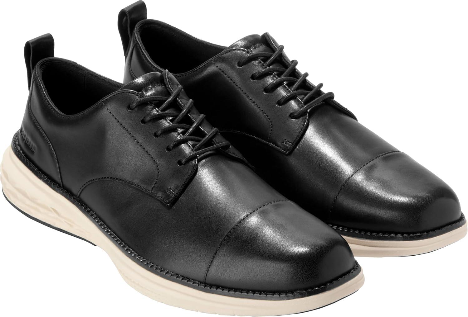 image:imageCole Haan Mens Grand Hurrion Cap ToeBlackIvory