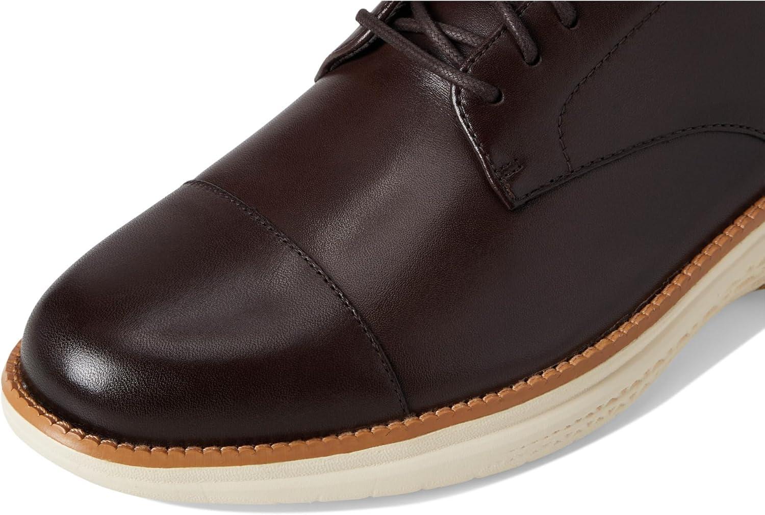 image:imageCole Haan Mens Grand Hurrion Cap ToeDark ChocolateIvory