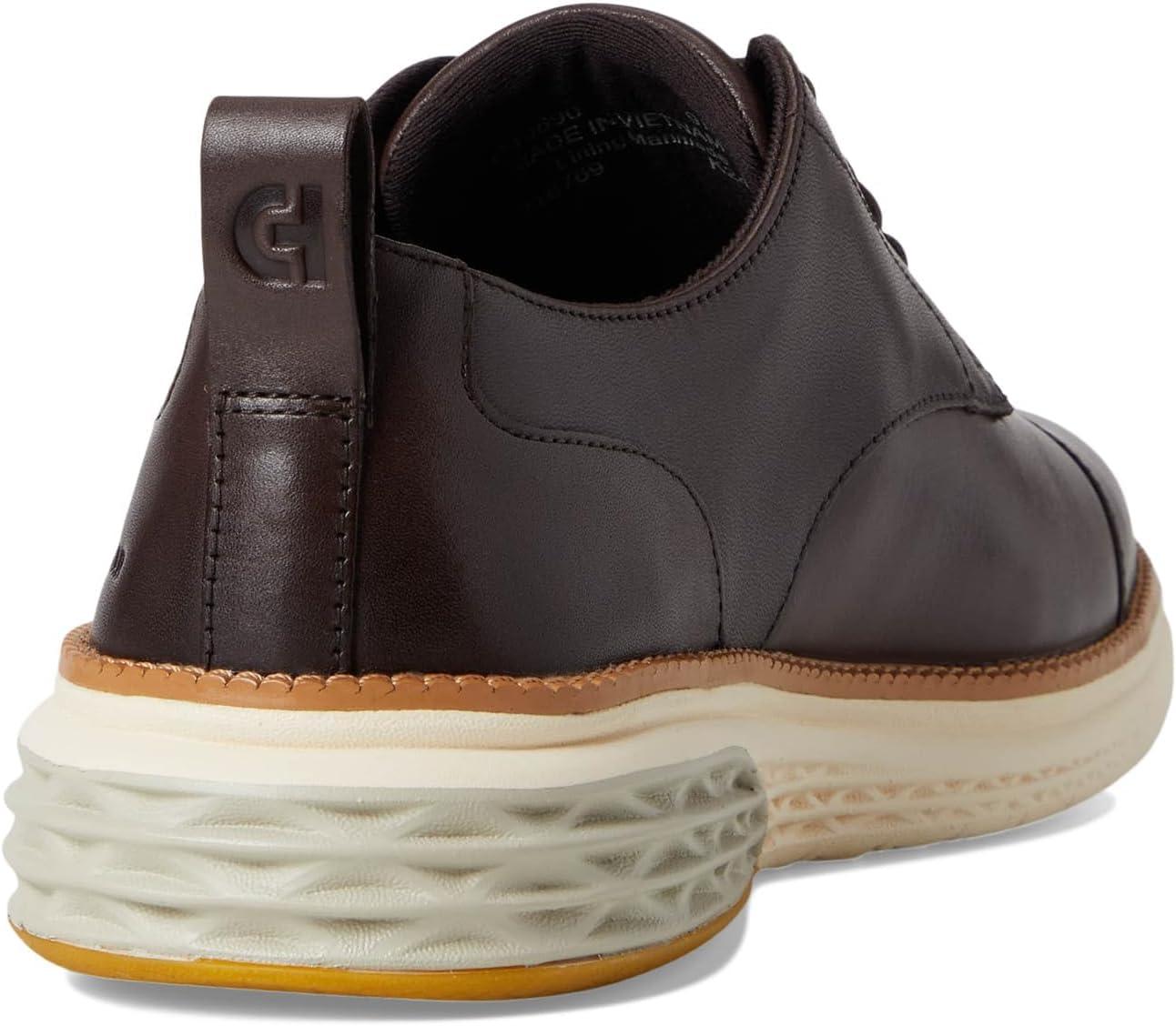 image:imageCole Haan Mens Grand Hurrion Cap ToeDark ChocolateIvory