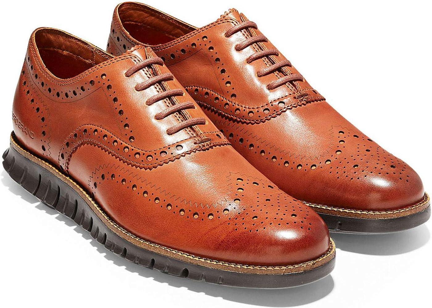 image:imageCole Haan Mens Zerogrand Wing OxfordBritish Tan LeatherJava